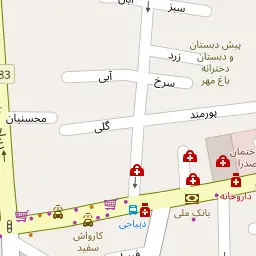 این نقشه، نشانی گفتاردرمانی مریم یعقوبی (اقدسیه) متخصص  در شهر تهران است. در اینجا آماده پذیرایی، ویزیت، معاینه و ارایه خدمات به شما بیماران گرامی هستند.