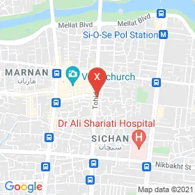 این نقشه، آدرس دکتر نسیم اثناعشری (خیابان توحید) متخصص ارتودنسی و ناهنجاری های فک و صورت در شهر اصفهان است. در اینجا آماده پذیرایی، ویزیت، معاینه و ارایه خدمات به شما بیماران گرامی هستند.
