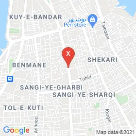 این نقشه، نشانی ندا خداداد متخصص کارشناس مامایی در شهر بوشهر است. در اینجا آماده پذیرایی، ویزیت، معاینه و ارایه خدمات به شما بیماران گرامی هستند.
