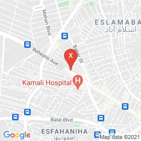 این نقشه، آدرس دکتر داود محمد شاهی متخصص جراحی کلیه،مجاری ادراری و تناسلی (اورولوژی)؛ جراحی کلیه و مجاری ادراری در شهر کرج است. در اینجا آماده پذیرایی، ویزیت، معاینه و ارایه خدمات به شما بیماران گرامی هستند.